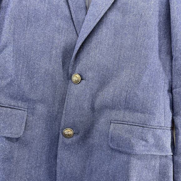 J Crew Blazer Men's 34 R Blue Thompson Wool Naval University Thompson Slim NEW - Picture 3 of 12